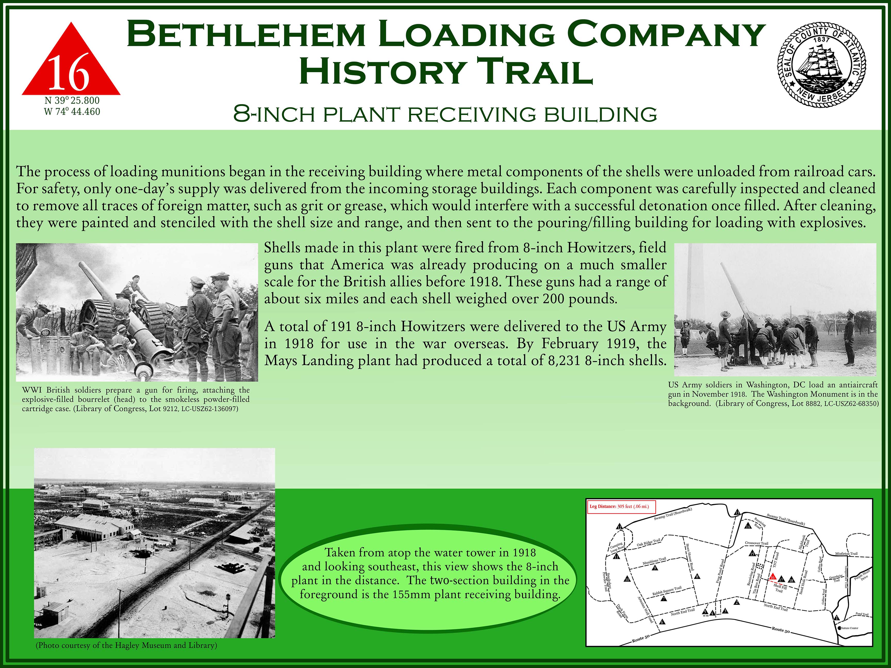 Sign 16 - 8-inch plant receiving building [on TNT road]